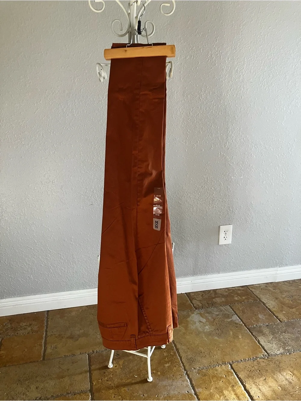 NWT JCPenney Men's Chinos in Rust-Burnt Orange